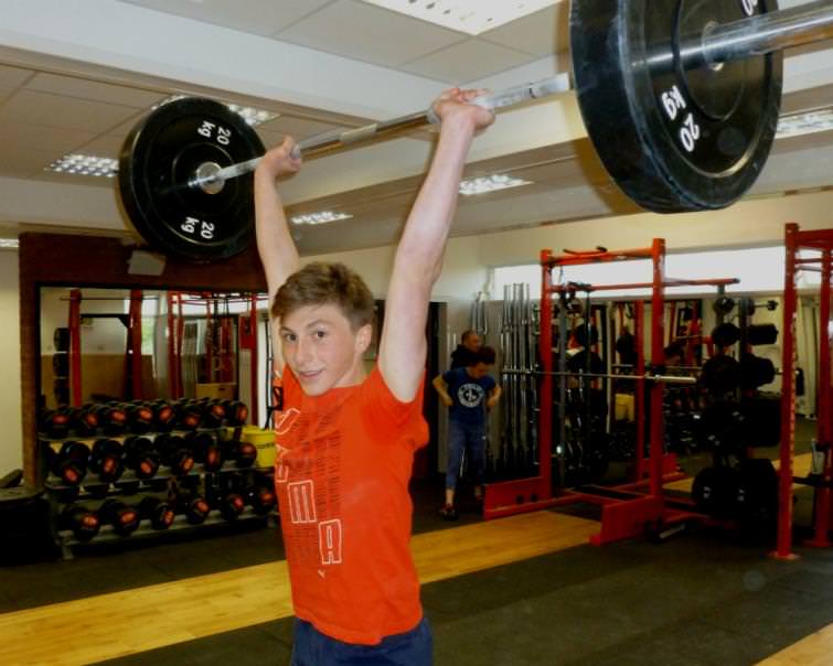 Weightlifting champ James plays well in a whole range of sports 